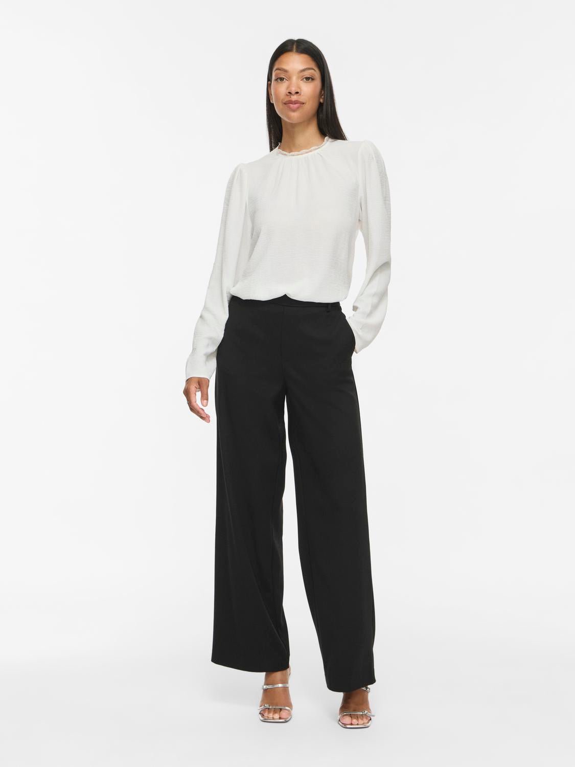 VIPALLAS Top - Cloud Dancer - VERO MODA & VILA Bergvik